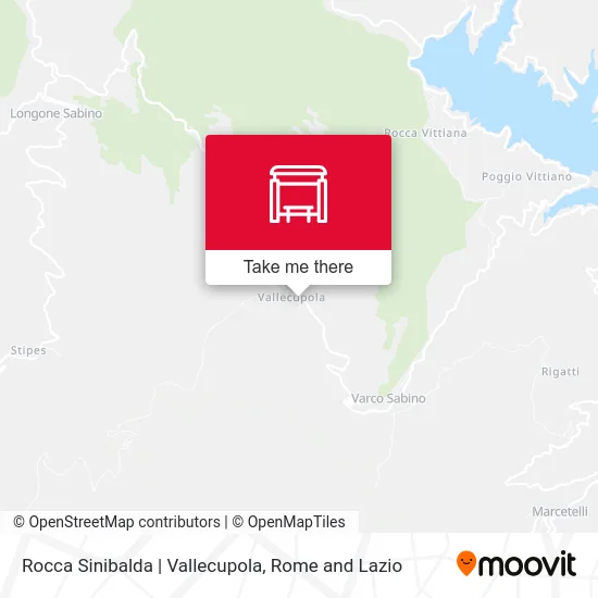 Rocca Sinibalda | Vallecupola map