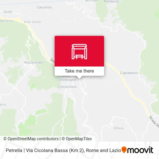 Petrella | Via Cicolana Bassa (Km 2) map
