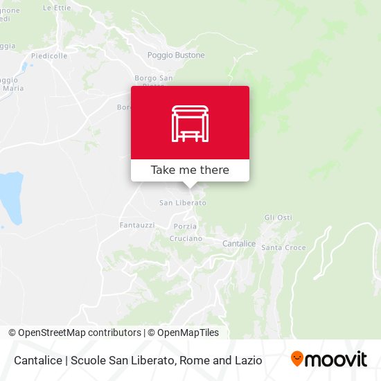 Cantalice | Scuole San Liberato map