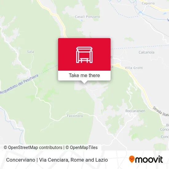 Concerviano | Via Cenciara map