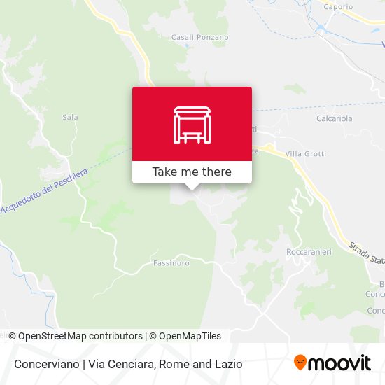 Concerviano | Via Cenciara map