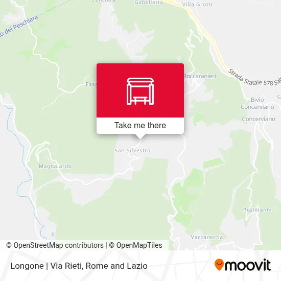 Longone | Via Rieti map