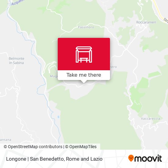 Longone | San Benedetto map