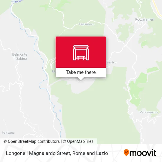 Longone | Magnalardo Street map