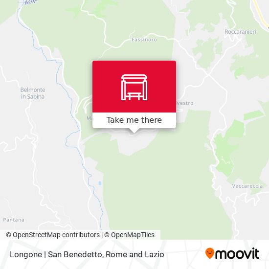 Longone | San Benedetto map