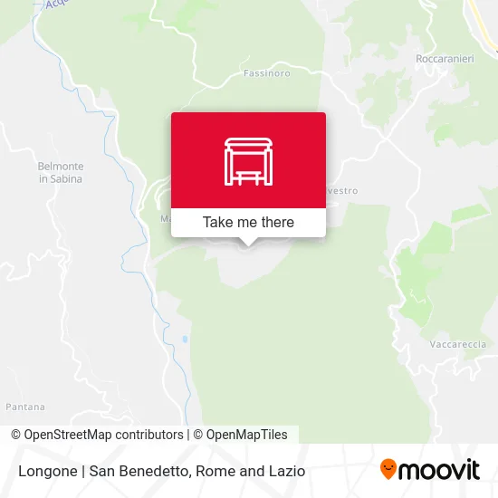 Longone | San Benedetto map