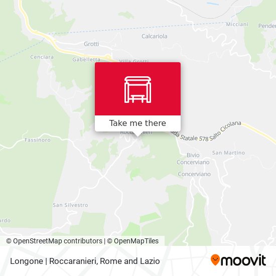 Longone | Roccaranieri map