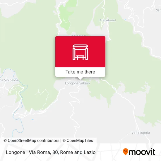 Longone | Via Roma, 80 map