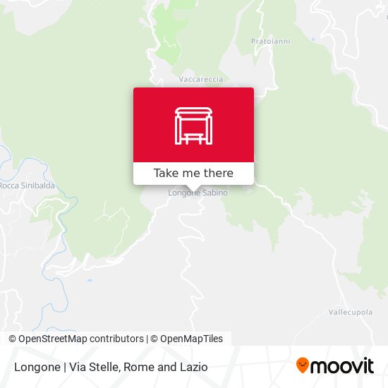 Longone | Via Stelle map