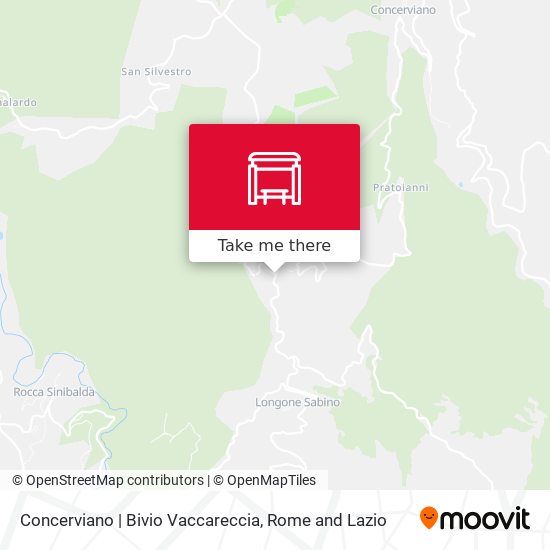 Concerviano | Bivio Vaccareccia map