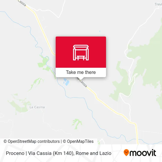 Proceno | Cassia Road (Km 140) map