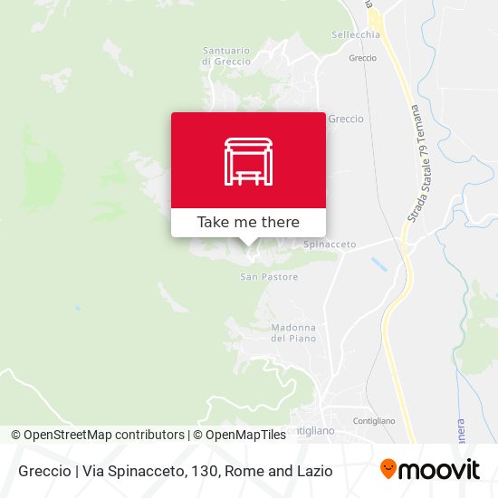 Greccio | Via Spinacceto, 130 map