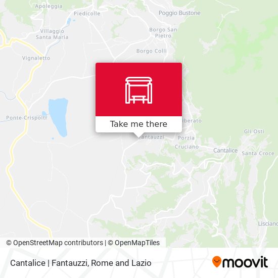 Cantalice | Fantauzzi map