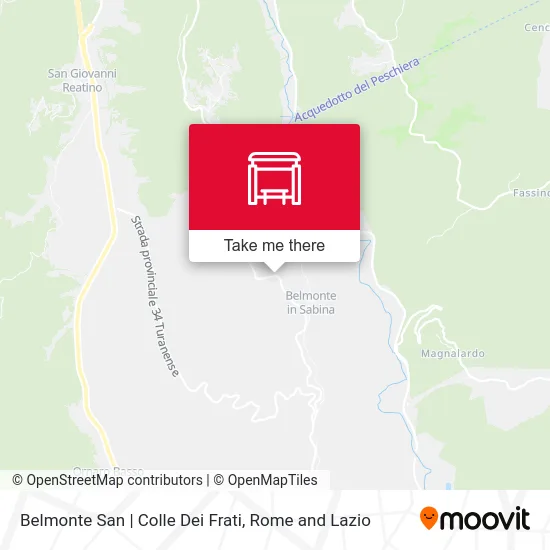 Belmonte San | Colle Dei Frati map