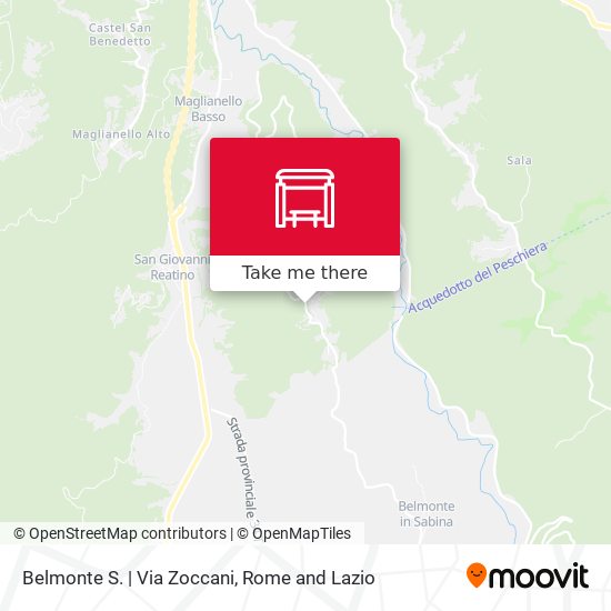 Belmonte S. | Via Zoccani map