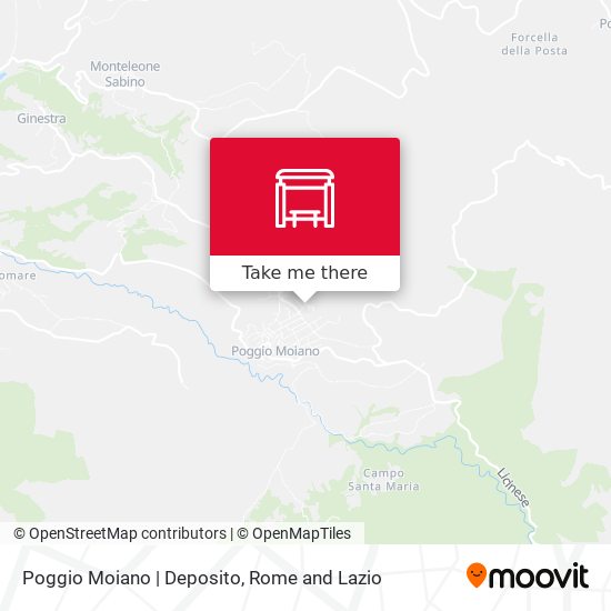 Poggio Moiano | Deposito map