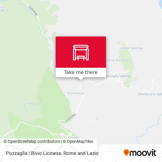 Pozzaglia | Bivio Licinese map