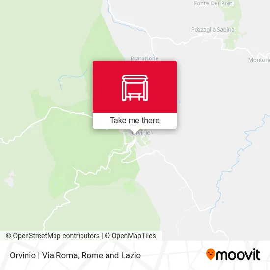Orvinio | Roma Street map