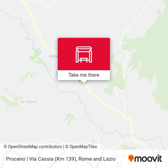Proceno | Cassia Road (Km 139) map