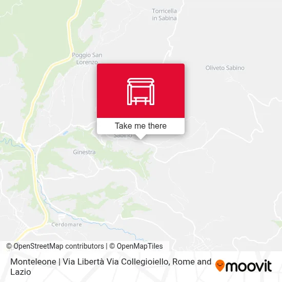 Monteleone | Via Libertà Via Collegioiello map