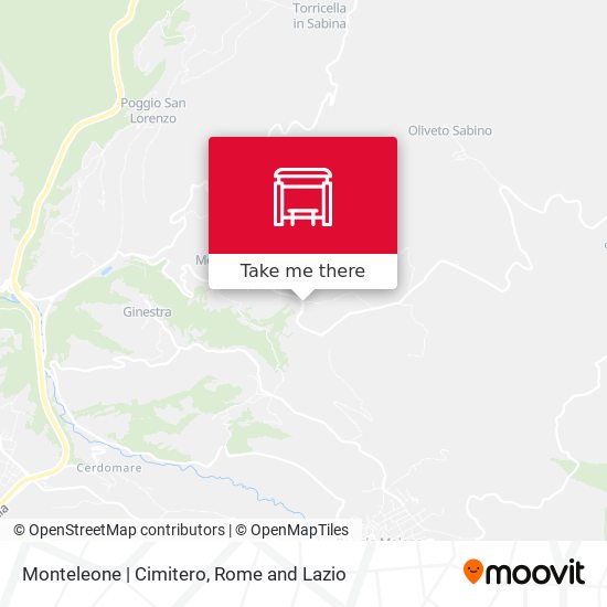 Monteleone | Cimitero map