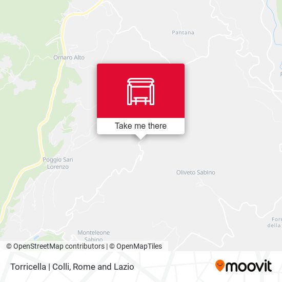 Torricella | Colli map