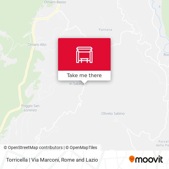 Torricella | Via Marconi map