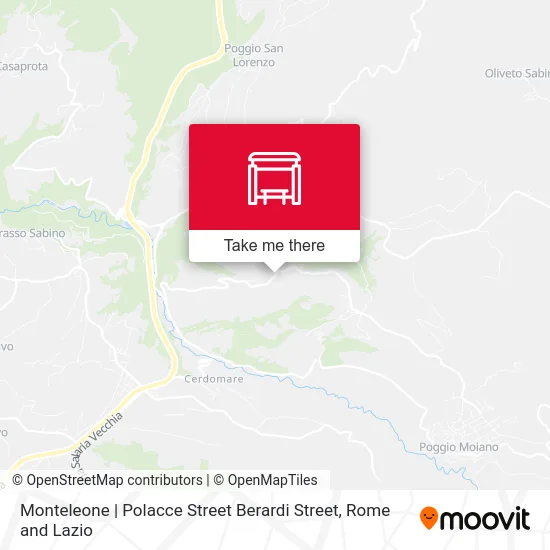 Monteleone | Polacce Street Berardi Street map