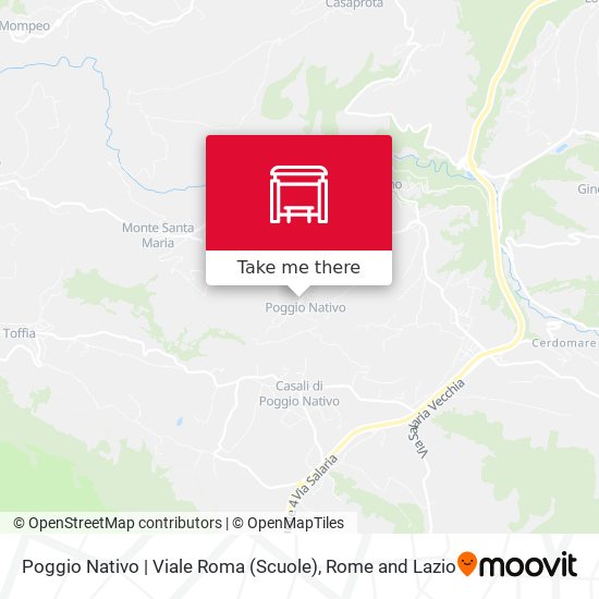 Poggio Nativo | Viale Roma (Scuole) map