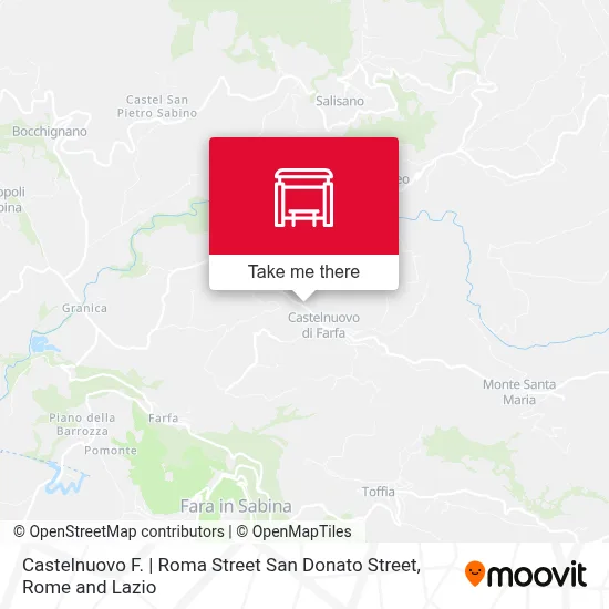 Castelnuovo F. | Roma Street San Donato Street map