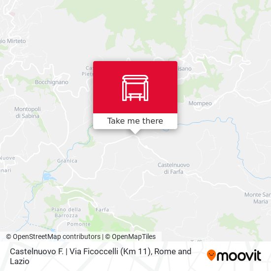 Castelnuovo F. | Via Ficoccelli (Km 11) map