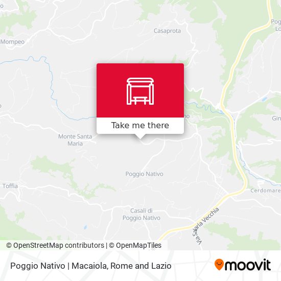 Poggio Nativo | Macaiola map