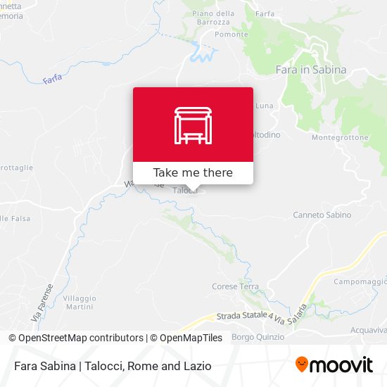 Fara Sabina | Talocci map
