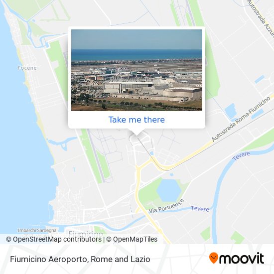 Fiumicino Aeroporto map