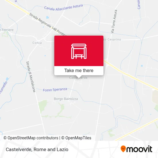 Castelverde map