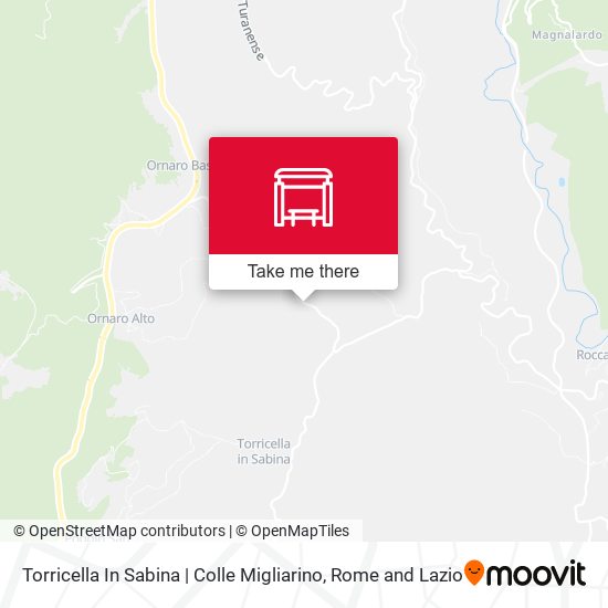 Torricella In Sabina | Colle Migliarino map