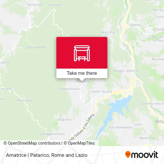 Amatrice | Patarico map