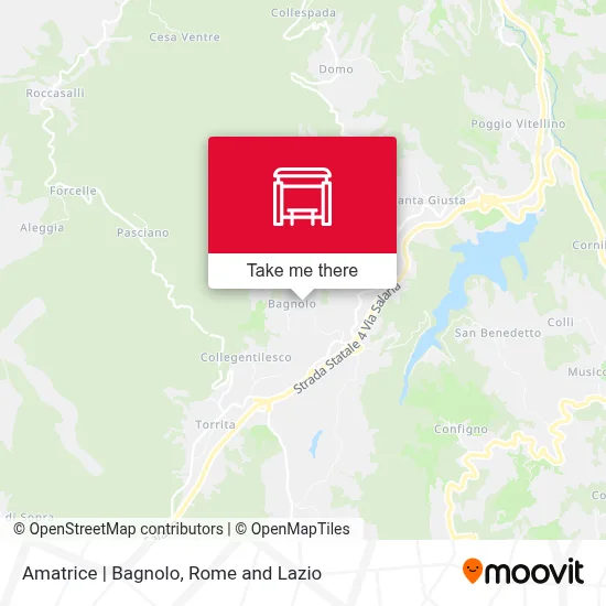 Amatrice | Bagnolo map