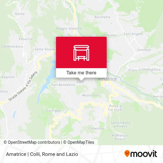 Amatrice | Colli map