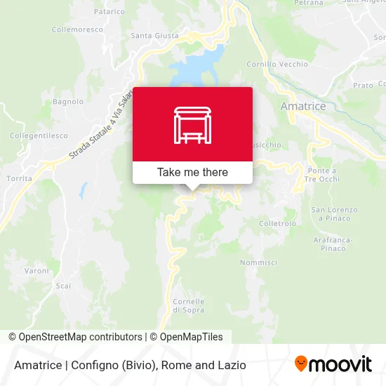 Amatrice | Configno (Bivio) map