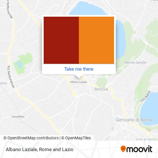 Albano Laziale map