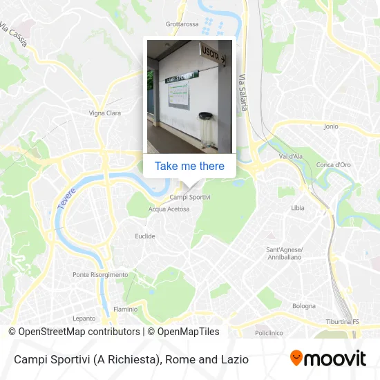 Sports Fields (On Request) map