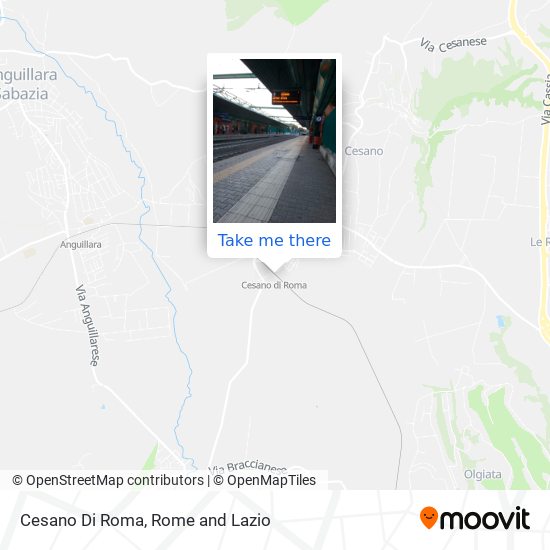 Cesano Di Roma map
