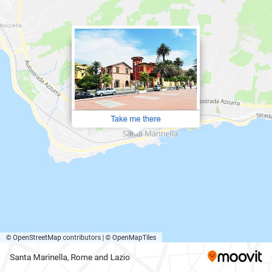Santa Marinella map
