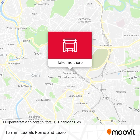 Termini Laziali map