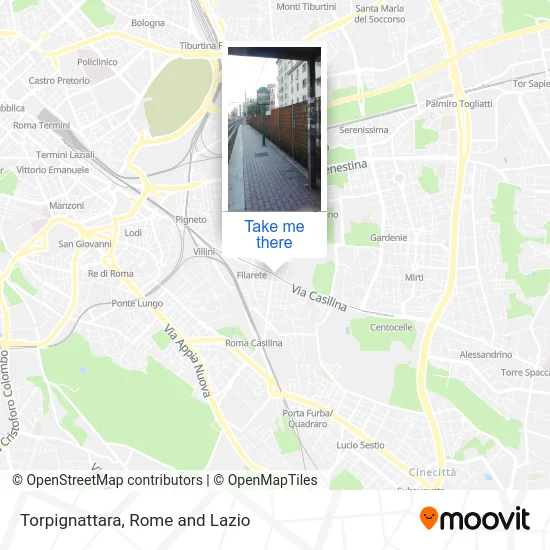 Torpignattara map