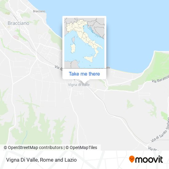 Vigna Di Valle map