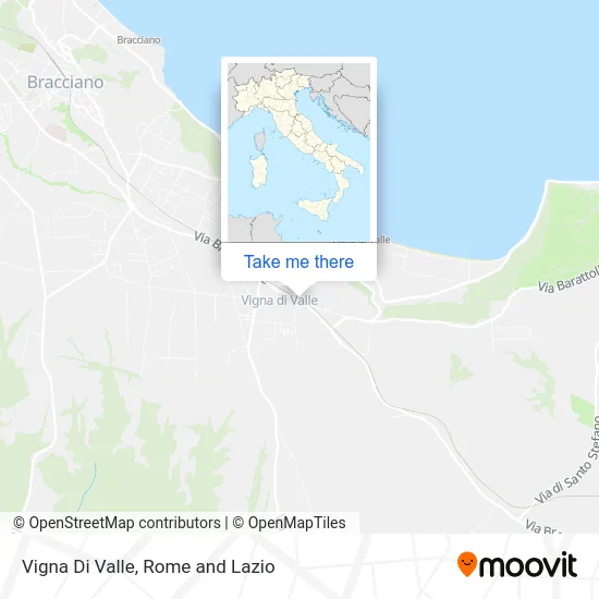 Vigna Di Valle map
