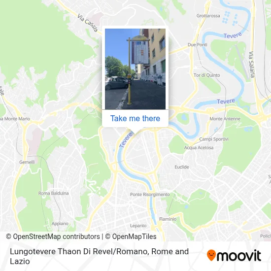 Lungotevere Thaon Di Revel / Romano map