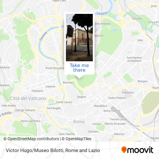 Victor Hugo/Museo Bilotti map